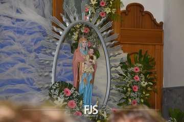 Ceremonia de Bajada de la Virgen de las Nieves en Lomo Magullo/Francisco Javier Santana.